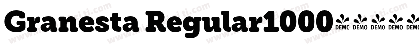 Granesta Regular1000字体转换